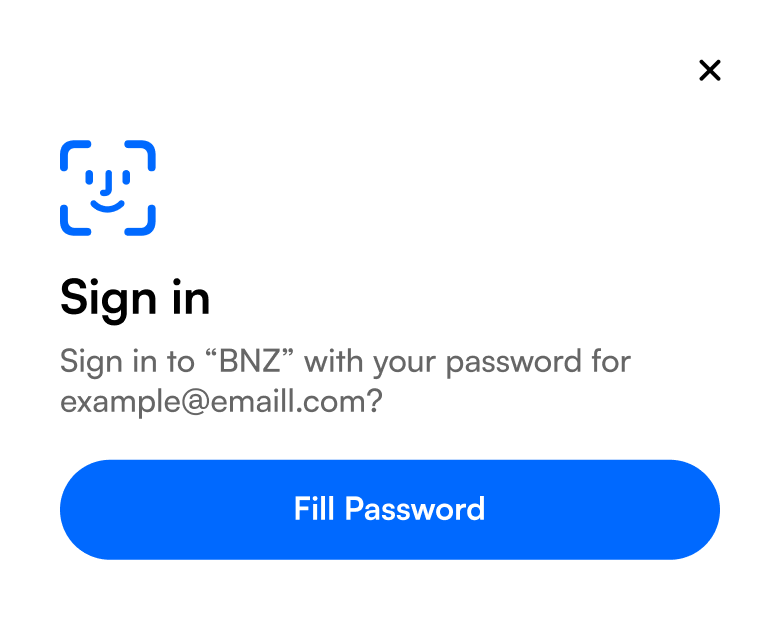 Dont share credentials