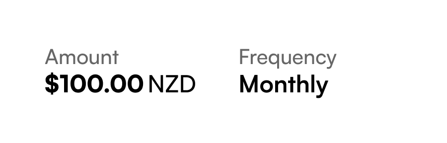 Recurring payments